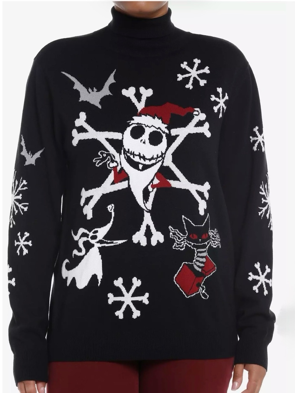 Her Universe The Nightmare Before Christmas Jack Snowflake Knit Sweater